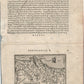 1572 MAP of FRANCE & PORTUGAL from SEBASTIAN MUNSTER COSMOGRAPHIA antique