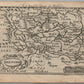 1590s MAP of BRESCIA ITALY by Peter van den Keere Antique