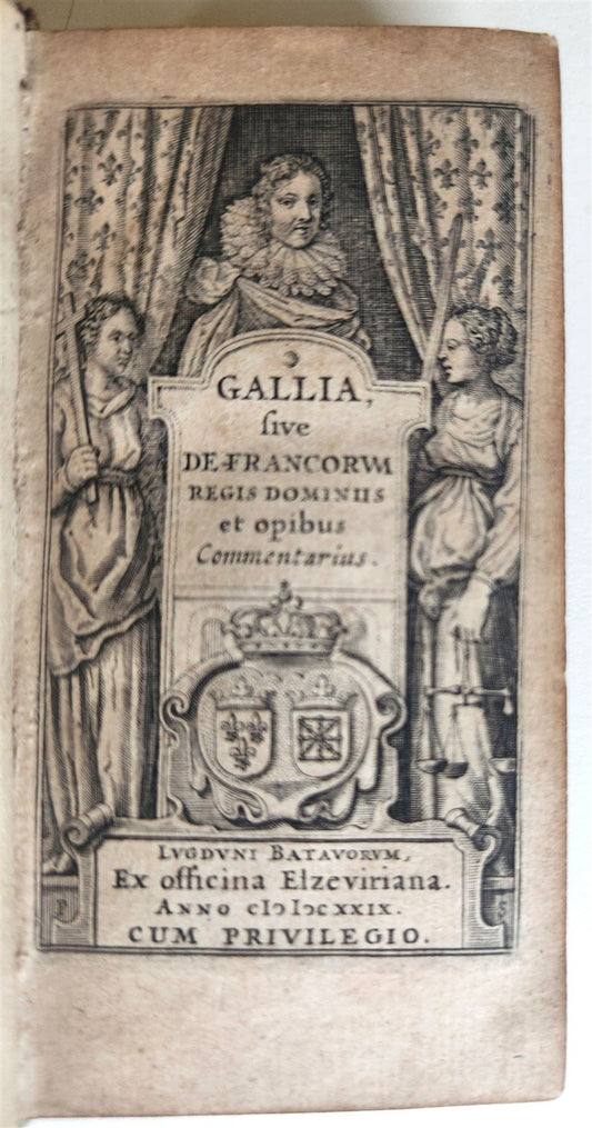 1629 SIVE FRANCORUM REGIS antique FRENCH HISTORY ELZEVIER France FINE BINDING