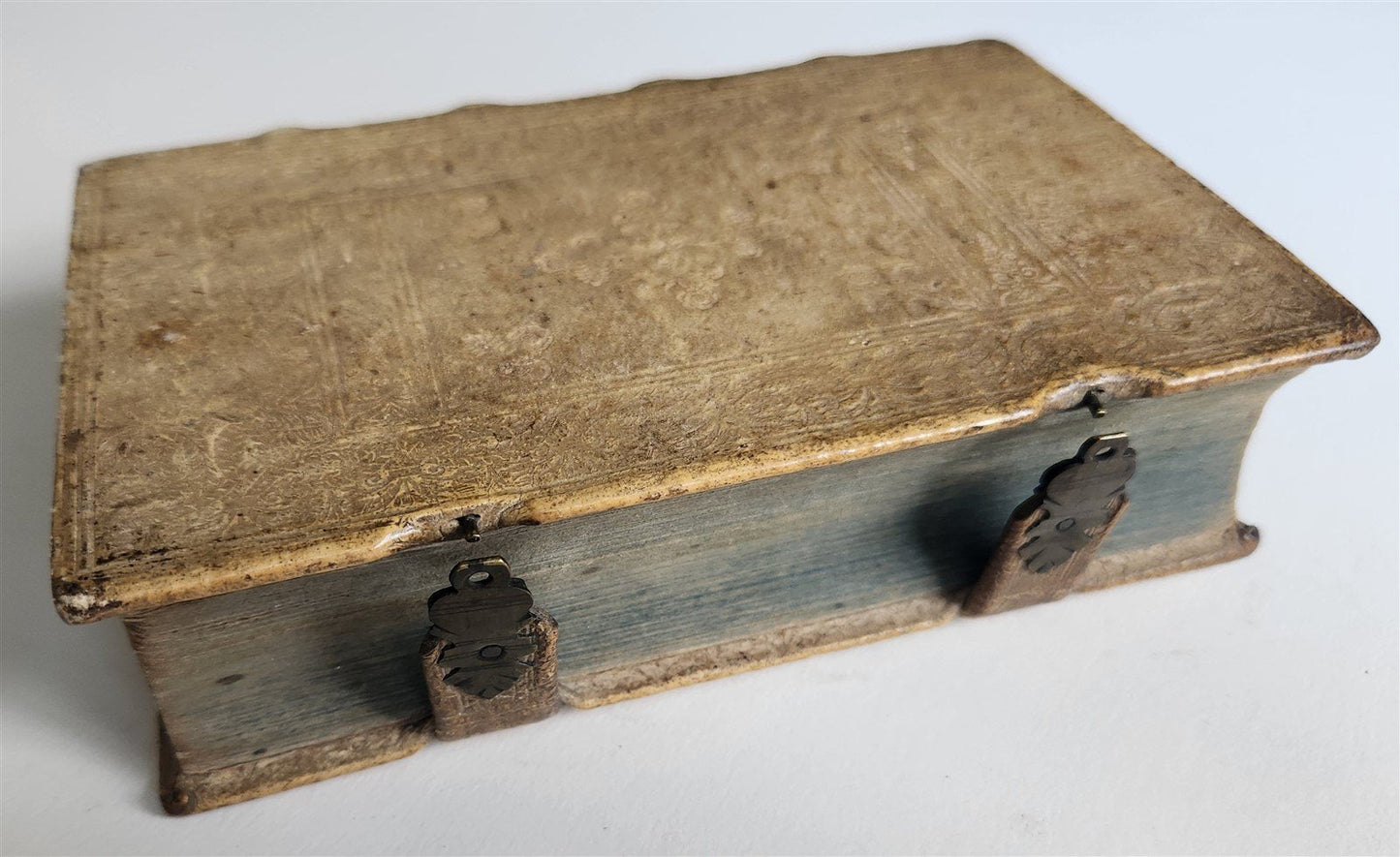 1758 JULIUS CAESAR ILLUSTRATED w/ MAPS DE BELLO GALICO et CIVILI antique PIGSKIN