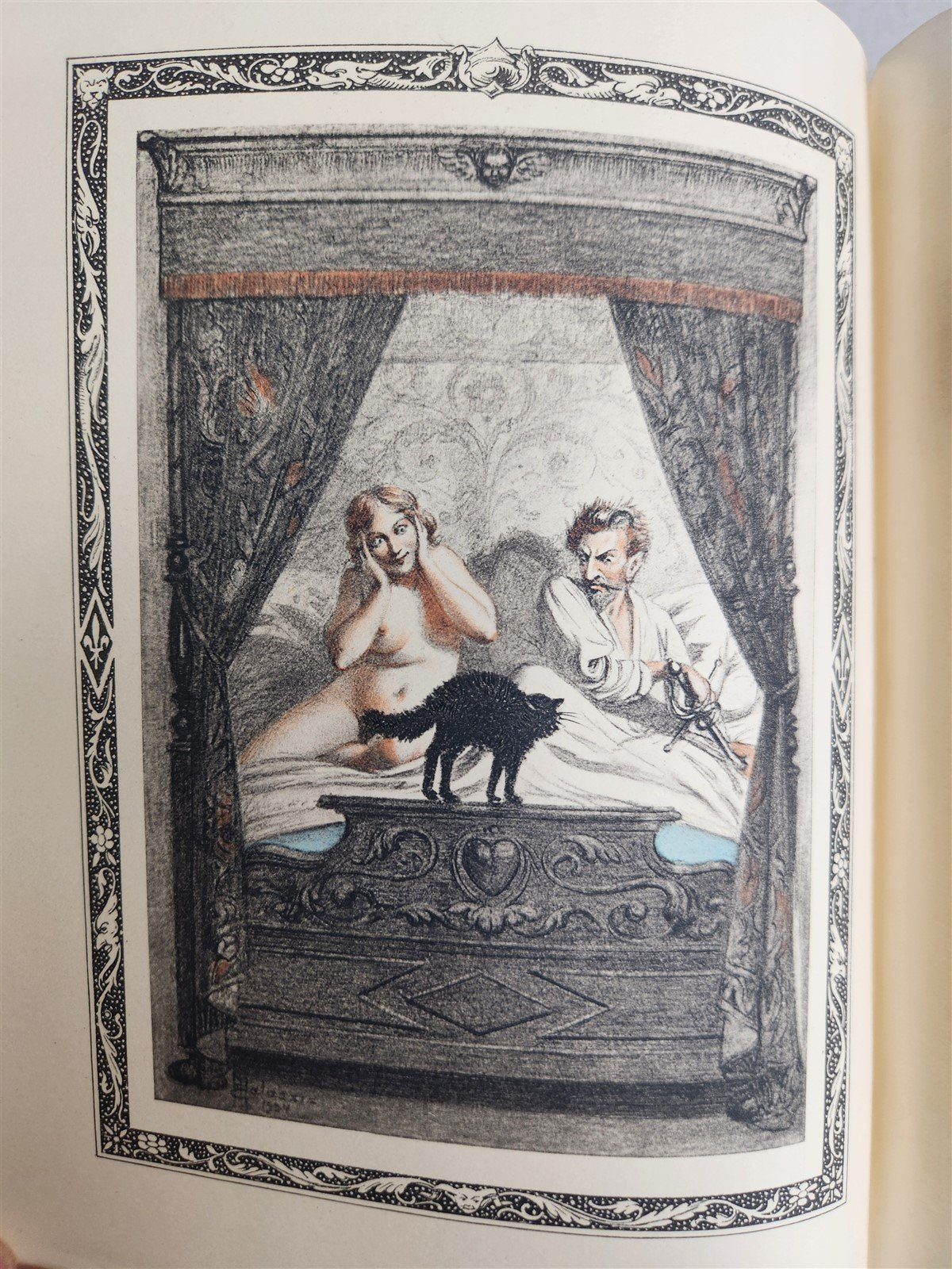 1935 FRENCH EROTIC ILLUSTRATED antique Vies des Dames Galantes 3 VOLUMES