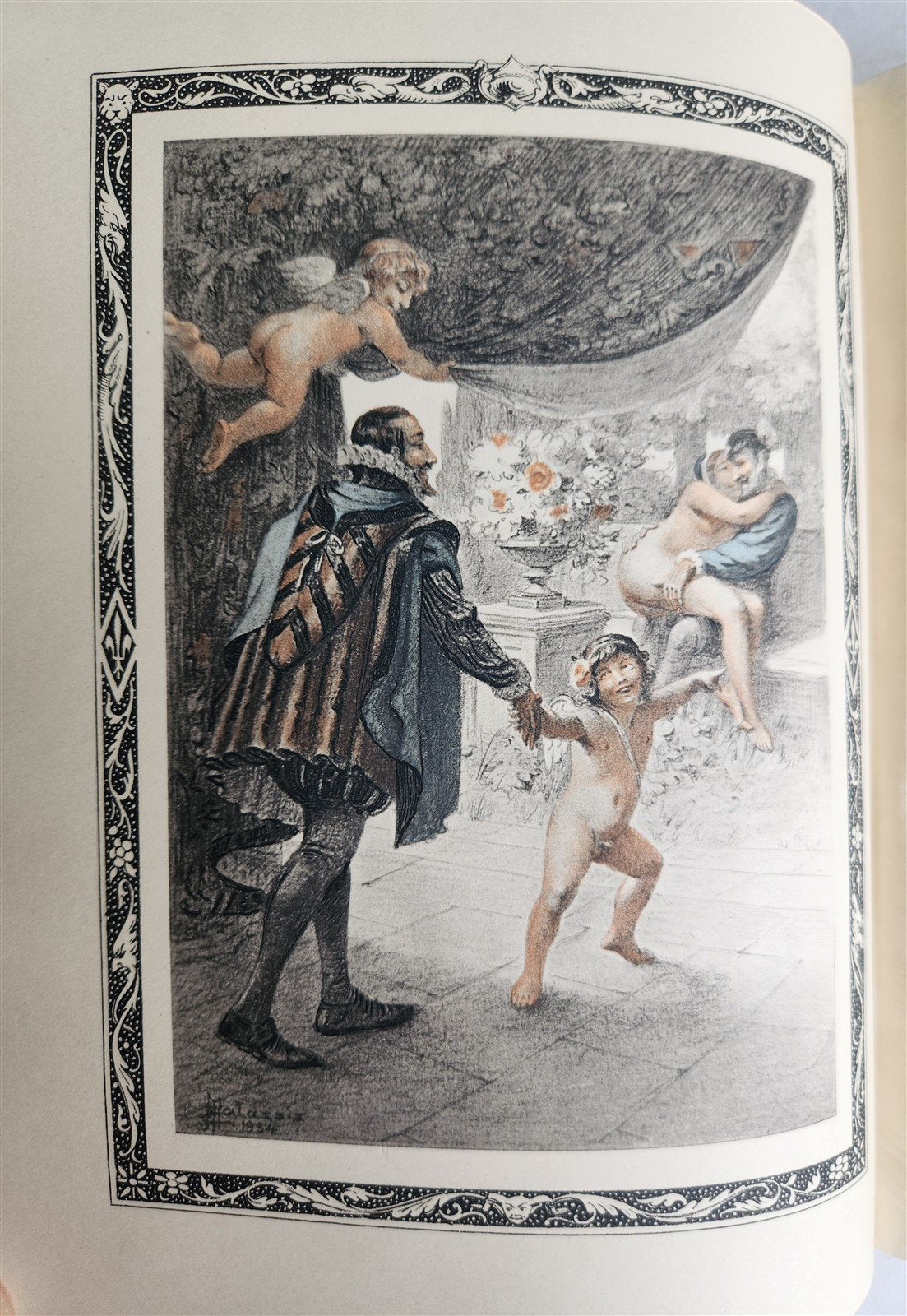 1935 FRENCH EROTIC ILLUSTRATED antique Vies des Dames Galantes 3 VOLUMES