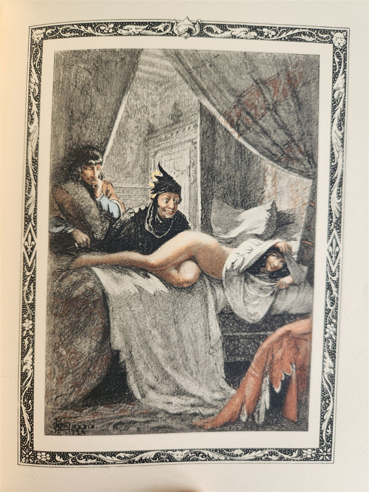 1935 FRENCH EROTIC ILLUSTRATED antique Vies des Dames Galantes 3 VOLUMES