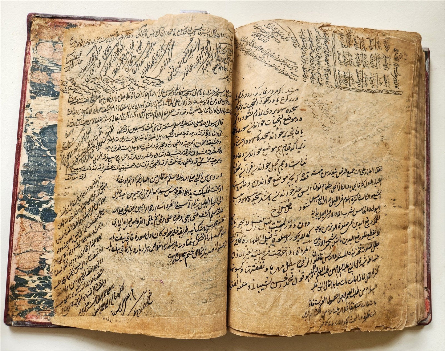 1839 ISLAMIC LAW ARABIC MANUSCRIPT antique An-Nukaya mukhtasar al-Wiqayah