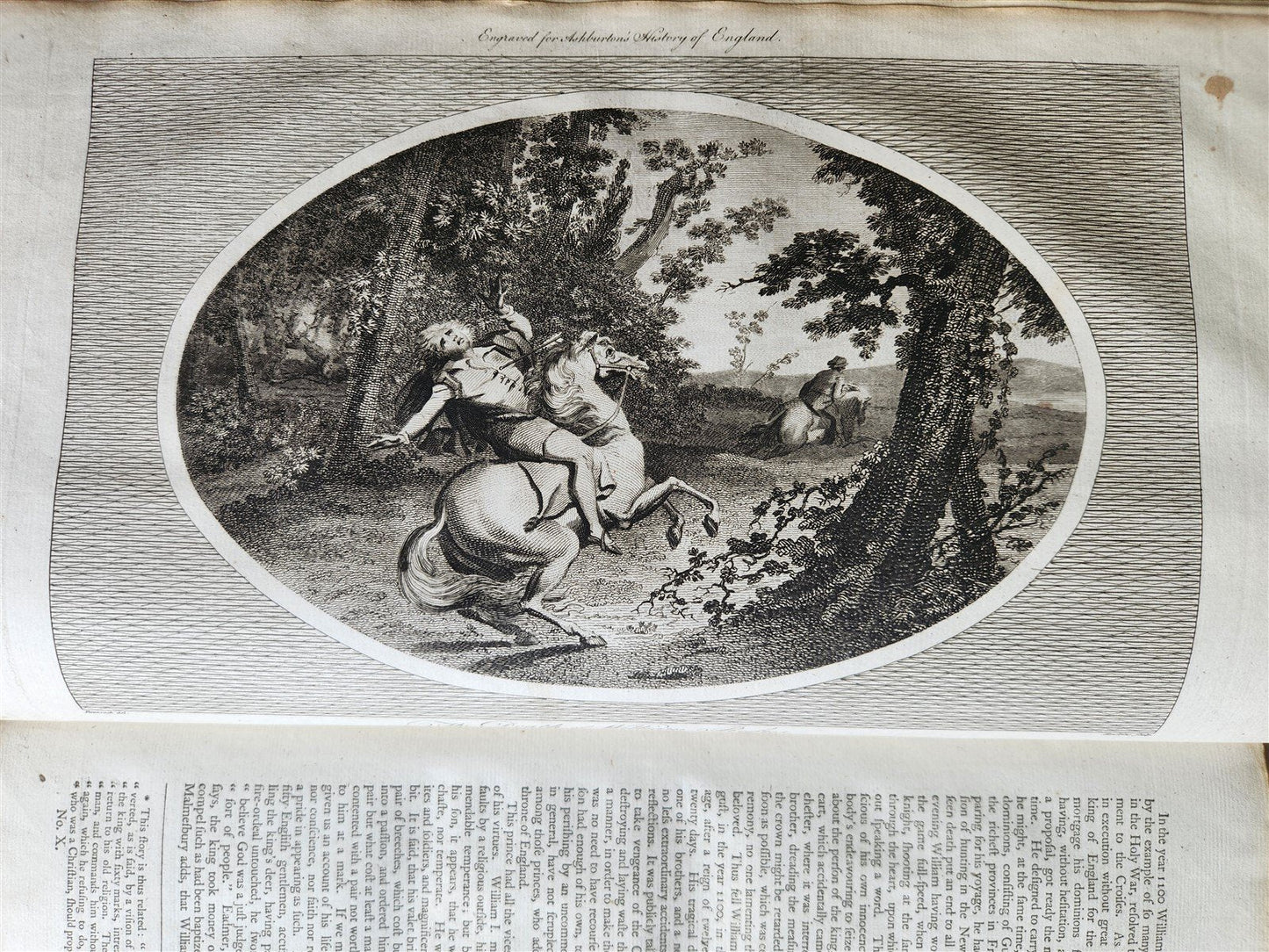 1795 HISTORY OF ENGLAND BRUTUS BEFORE JULIUS CAESAR antique FOLIO ILLUSTRATED