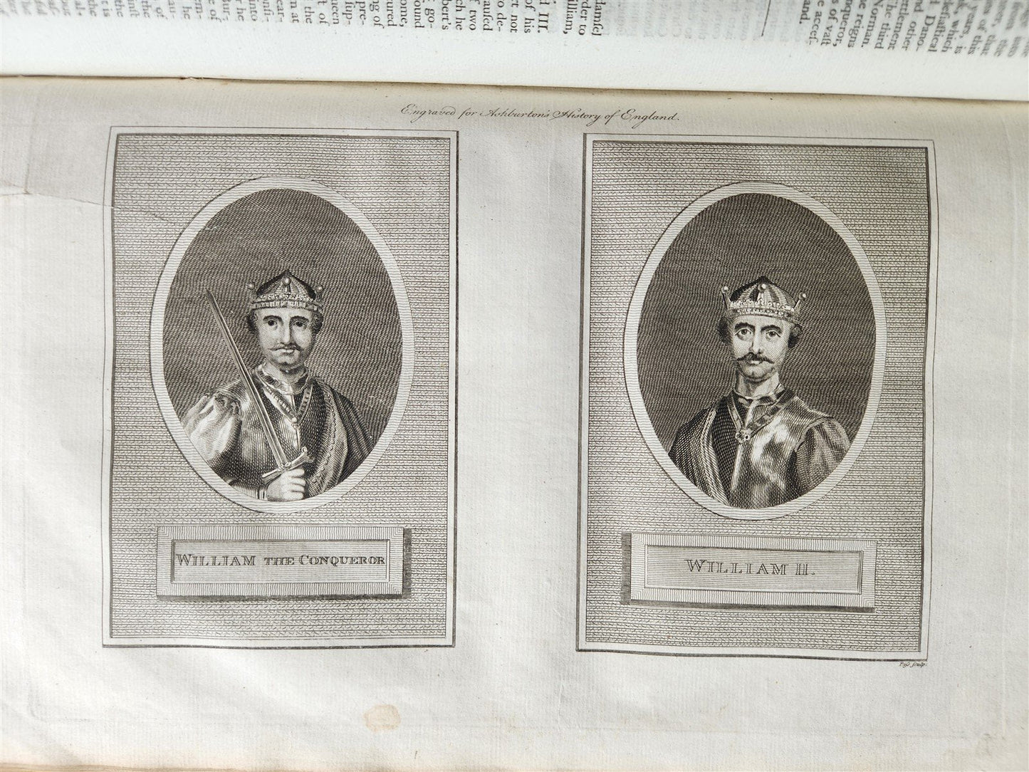 1795 HISTORY OF ENGLAND BRUTUS BEFORE JULIUS CAESAR antique FOLIO ILLUSTRATED