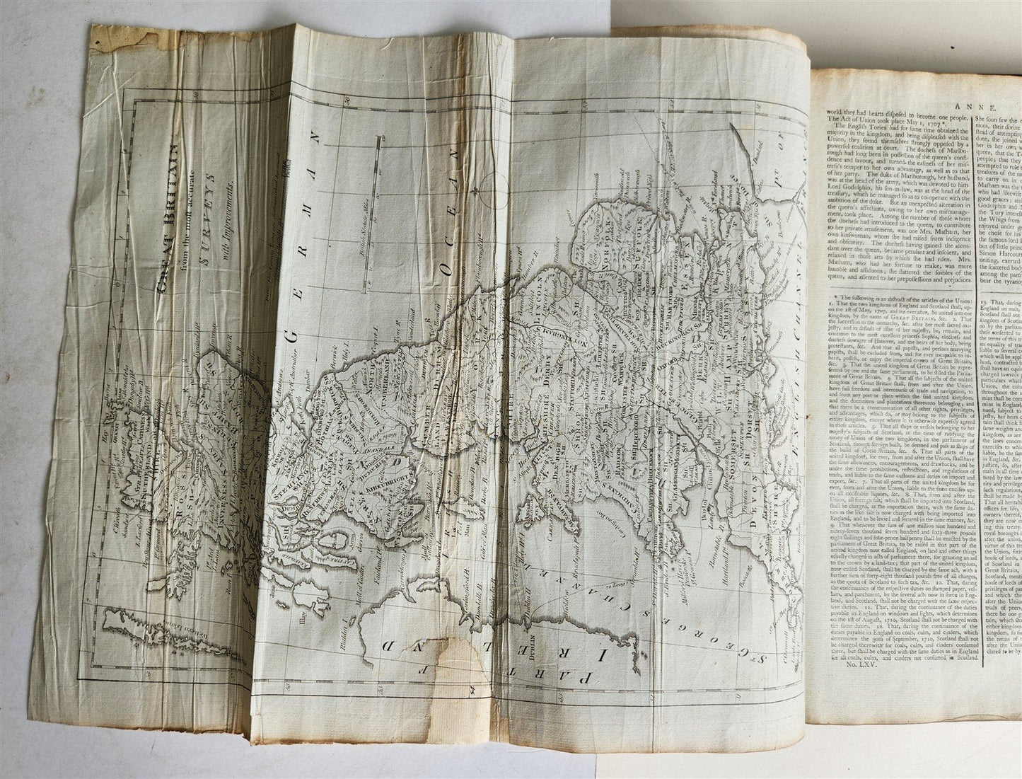 1795 HISTORY OF ENGLAND BRUTUS BEFORE JULIUS CAESAR antique FOLIO ILLUSTRATED