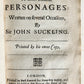 1646 FRAGMENTA AUREA by JOHN SUCKLING antique in ENGLISH 17th CENTURY