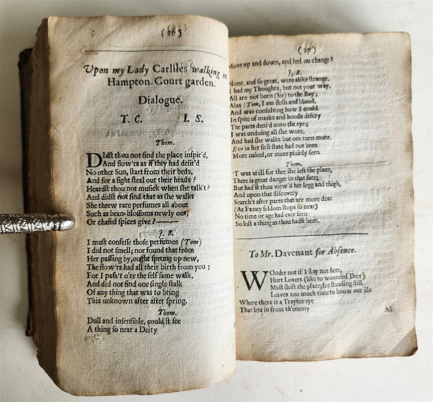 1646 FRAGMENTA AUREA by JOHN SUCKLING antique in ENGLISH 17th CENTURY