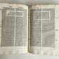 1506 BIBLE in LATIN POST-INCUNABULA antique FOLIO ORIGINAL PIGSKIN BINDING