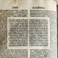 1506 BIBLE in LATIN POST-INCUNABULA antique FOLIO ORIGINAL PIGSKIN BINDING
