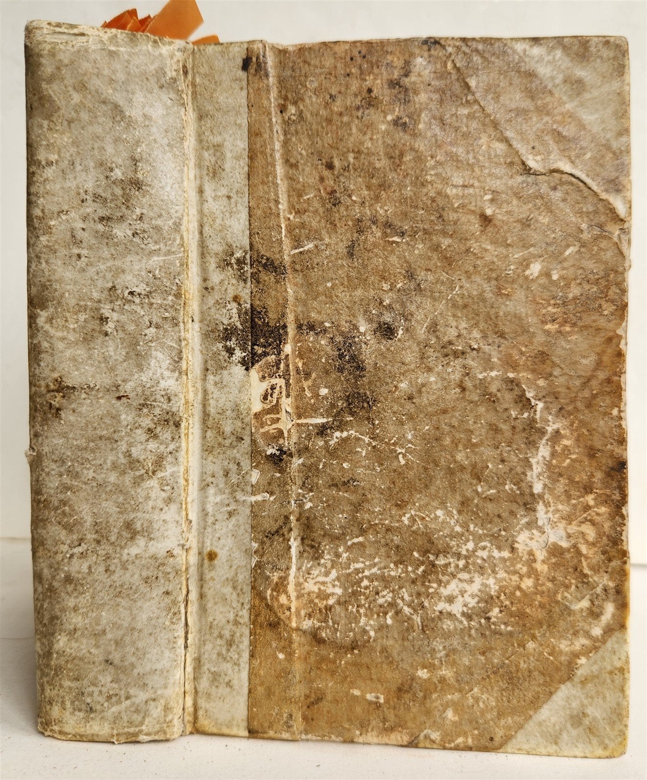 1790 GERMAN RELIGIOUS MANUSCRIPT 411 pages antique VELLUM BINDING