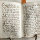 1790 GERMAN RELIGIOUS MANUSCRIPT 411 pages antique VELLUM BINDING