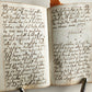1790 GERMAN RELIGIOUS MANUSCRIPT 411 pages antique VELLUM BINDING