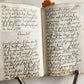 1790 GERMAN RELIGIOUS MANUSCRIPT 411 pages antique VELLUM BINDING