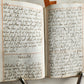 1790 GERMAN RELIGIOUS MANUSCRIPT 411 pages antique VELLUM BINDING