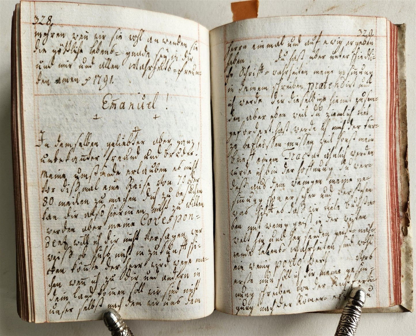 1790 GERMAN RELIGIOUS MANUSCRIPT 411 pages antique VELLUM BINDING
