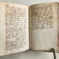 1790 GERMAN RELIGIOUS MANUSCRIPT 411 pages antique VELLUM BINDING