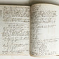 1848 GEOMETRY ILLUMINATED GERMAN MANUSCRIPT on PAPER 170 pages antique