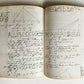1848 GEOMETRY ILLUMINATED GERMAN MANUSCRIPT on PAPER 170 pages antique