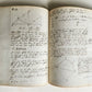 1848 GEOMETRY ILLUMINATED GERMAN MANUSCRIPT on PAPER 170 pages antique