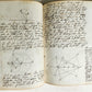 1848 GEOMETRY ILLUMINATED GERMAN MANUSCRIPT on PAPER 170 pages antique
