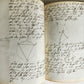1848 GEOMETRY ILLUMINATED GERMAN MANUSCRIPT on PAPER 170 pages antique