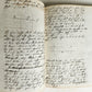 1848 GEOMETRY ILLUMINATED GERMAN MANUSCRIPT on PAPER 170 pages antique