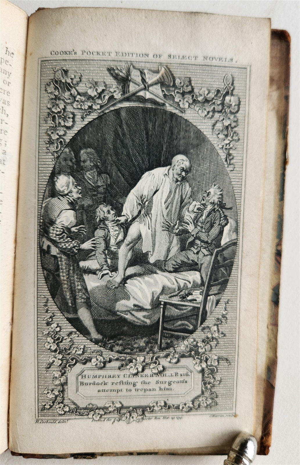 c1800 Expedition of Humphry Clinker by TOBIAS SMOLLET antique 2 VOLS ILLUSTRATED