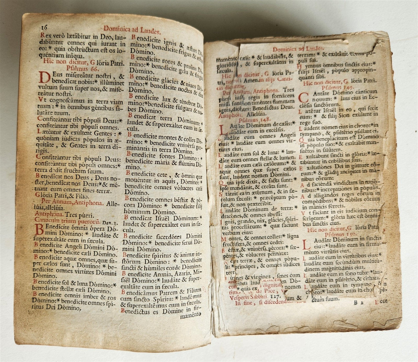 1653 BREVIARIUM ROMANUM antique illustrated in LATIN