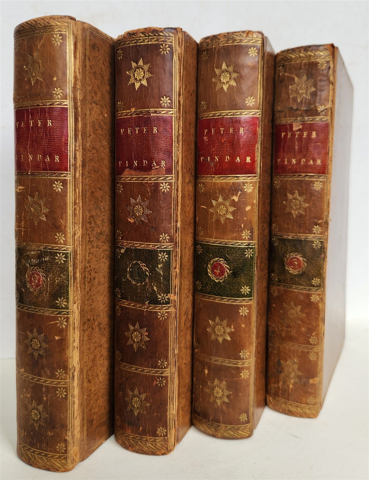 1794 WORKS of PETER PINDAR 4 VOLUMES antique POETRY in ENGLISH