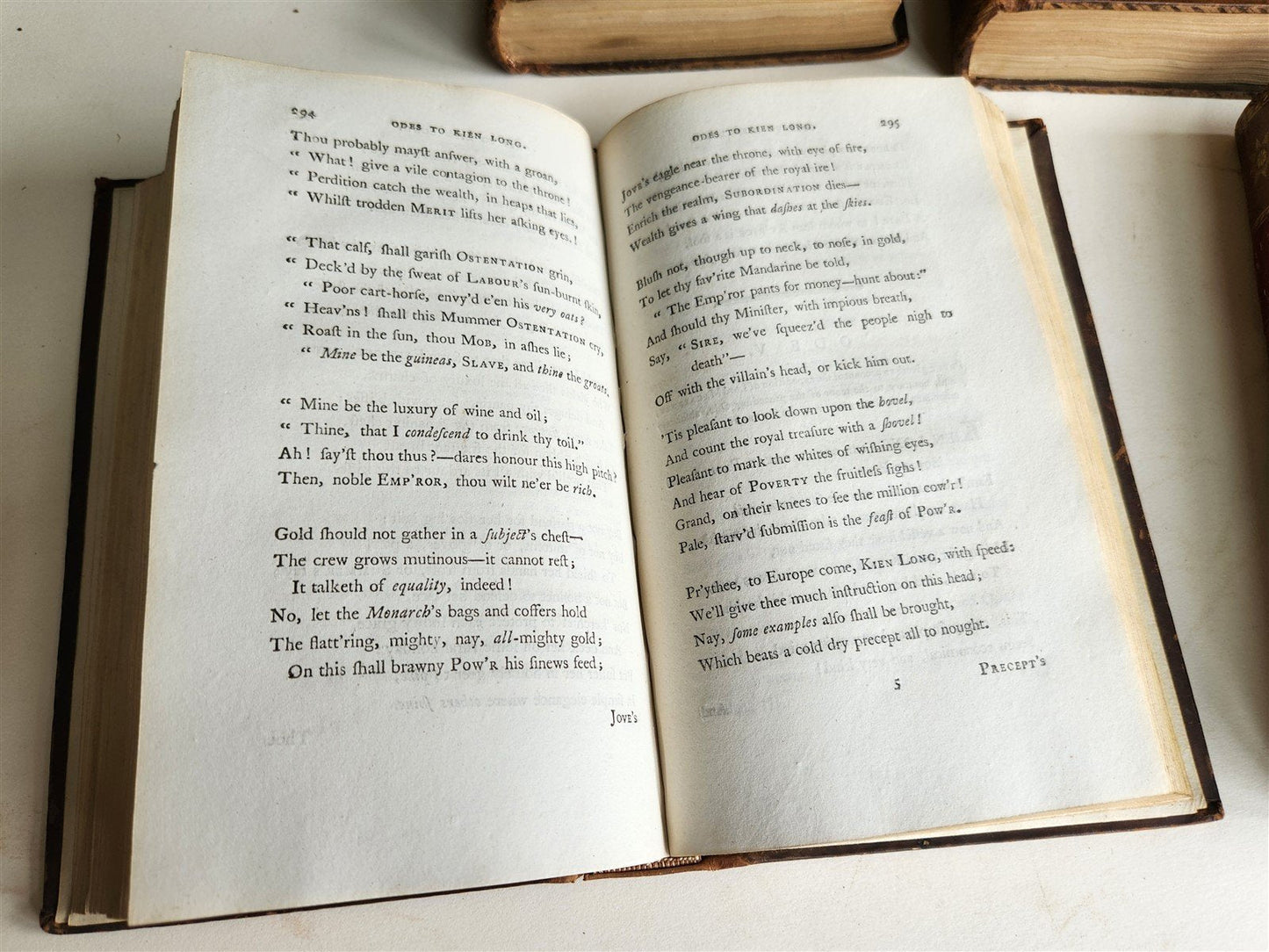 1794 WORKS of PETER PINDAR 4 VOLUMES antique POETRY in ENGLISH