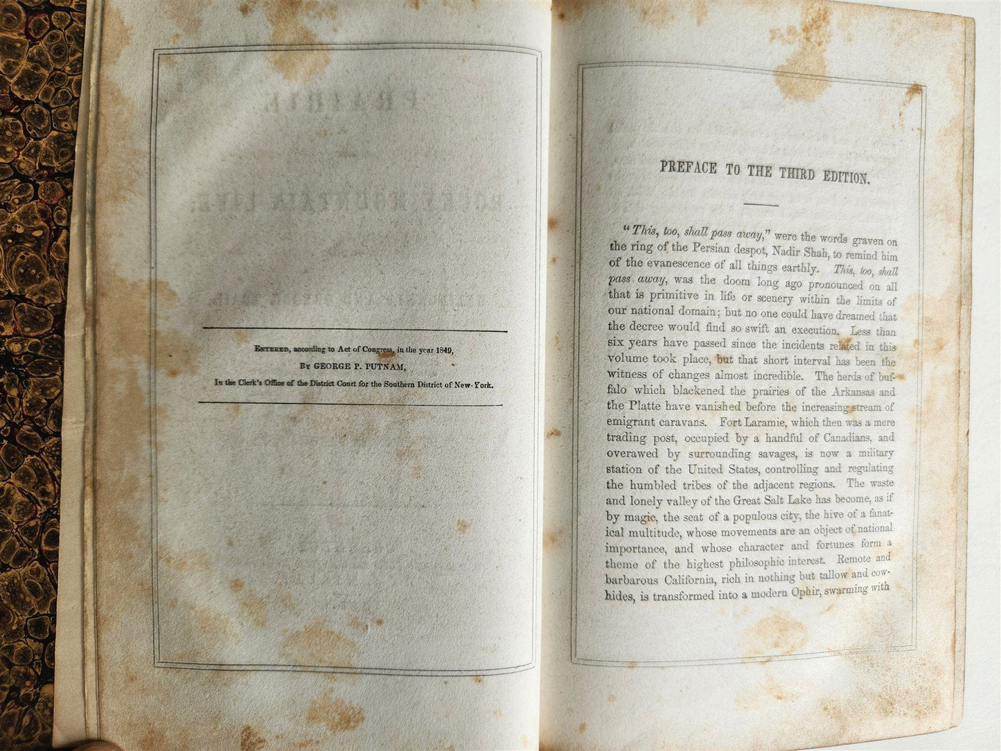 1856 PRAIRIES & ROCKY MONTAIN LIFE CALIFORNIA & OREGON TRAIL antique ILLUSTRATED