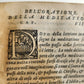 1561 LUIS de GRANADA TRATTATO DELL'ORATIONE ET MEDITATIONE antique VELLUM