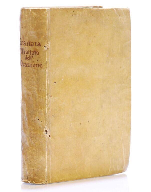 1561 LUIS de GRANADA TRATTATO DELL'ORATIONE ET MEDITATIONE antique VELLUM