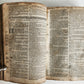 1636 BIBLE in ENGLISH OLD & NEW TESTAMENT antique ORIGINAL BINDING illustrated