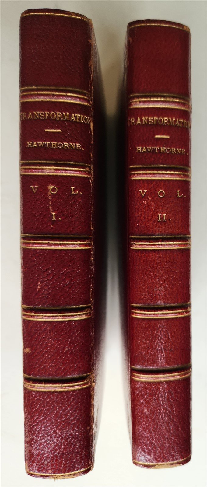 1860 TRANSFORMATION ROMANCE of MONTE BENI 2 VOLS antique PHOTO ILLUSTRATED