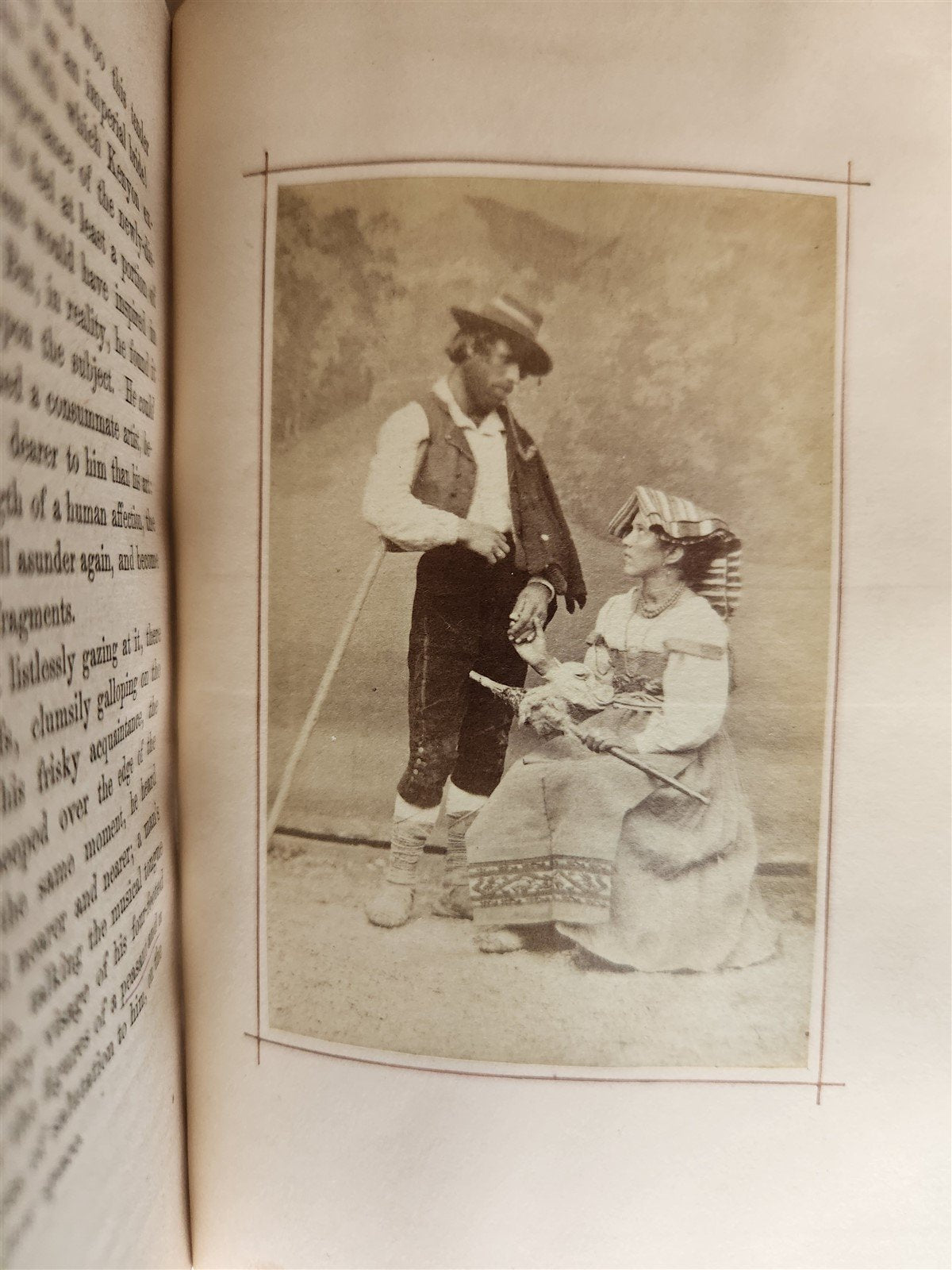 1860 TRANSFORMATION ROMANCE of MONTE BENI 2 VOLS antique PHOTO ILLUSTRATED