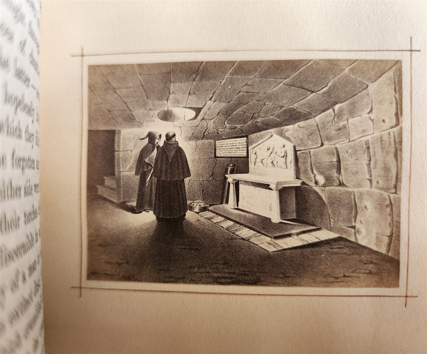 1860 TRANSFORMATION ROMANCE of MONTE BENI 2 VOLS antique PHOTO ILLUSTRATED