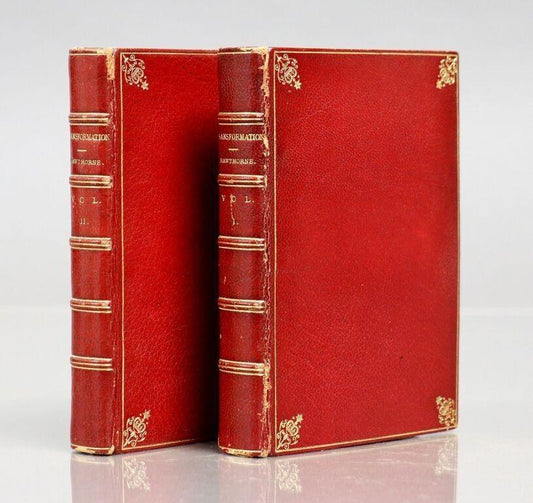 1860 TRANSFORMATION ROMANCE of MONTE BENI 2 VOLS antique PHOTO ILLUSTRATED