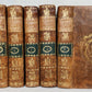 1807 GILT STAMPED BINDINGS w/NAPOLEONIC EAGLE 6 VOLS antique Le Comte de Valmont