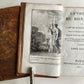 1807 GILT STAMPED BINDINGS w/NAPOLEONIC EAGLE 6 VOLS antique Le Comte de Valmont