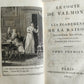 1807 GILT STAMPED BINDINGS w/NAPOLEONIC EAGLE 6 VOLS antique Le Comte de Valmont