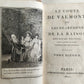 1807 GILT STAMPED BINDINGS w/NAPOLEONIC EAGLE 6 VOLS antique Le Comte de Valmont