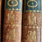 1807 GILT STAMPED BINDINGS w/NAPOLEONIC EAGLE 6 VOLS antique Le Comte de Valmont