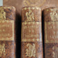 1807 GILT STAMPED BINDINGS w/NAPOLEONIC EAGLE 6 VOLS antique Le Comte de Valmont
