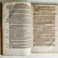 1593 MARTIN LUTHER COLLOQUIA antique VELLUM BOUND FOLIO 16th CENTURY
