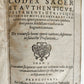1600 BIBLE in LATIN ILLUSTRATED BIBLIA LATINA antique PIGSKIN BINDING 16th cent.