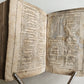 1600 BIBLE in LATIN ILLUSTRATED BIBLIA LATINA antique PIGSKIN BINDING 16th cent.
