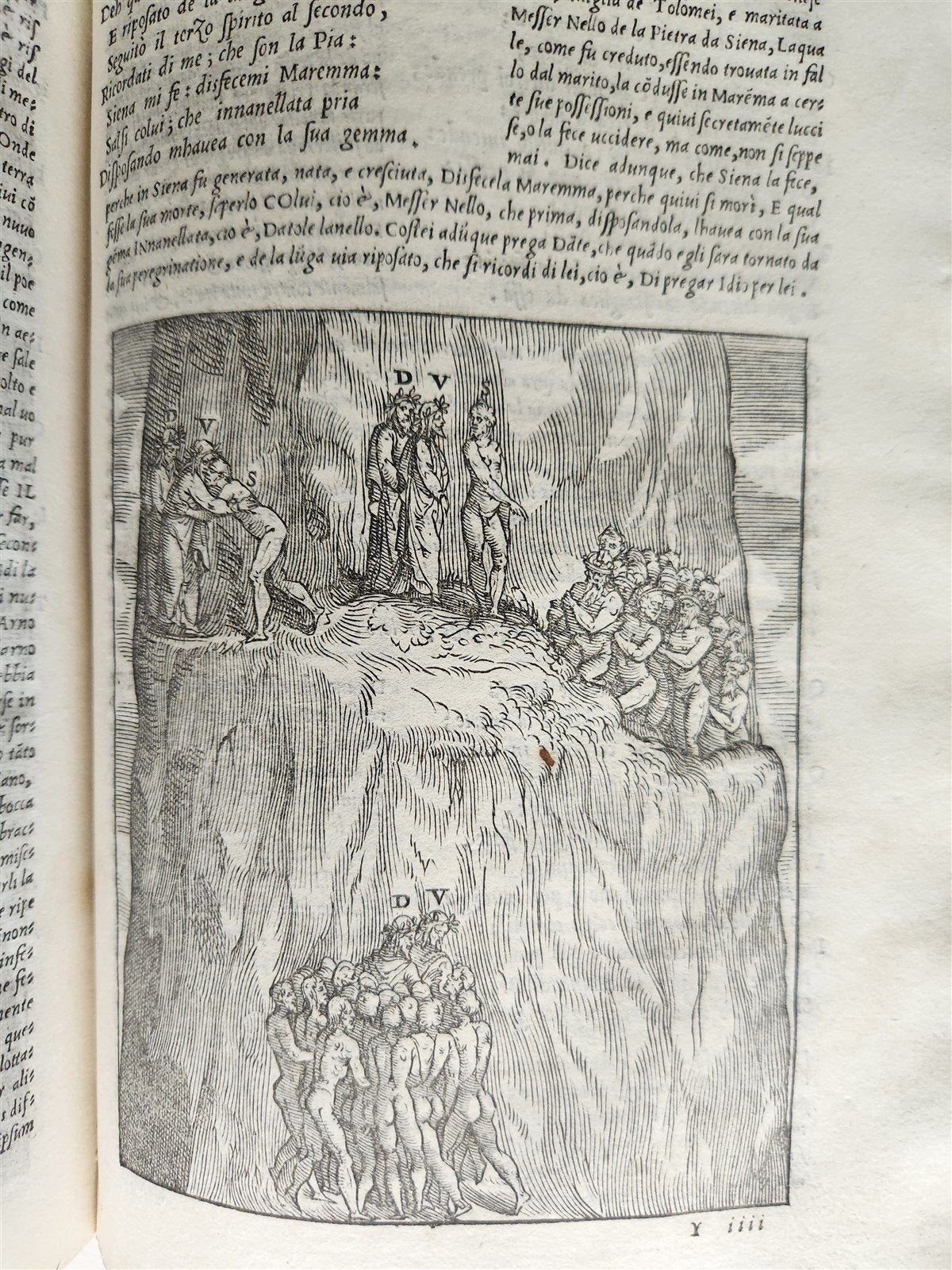1544 DIVINE COMEDY by DANTE ALIGHIERI antique ILLUSTRATED 16th century SCARCE